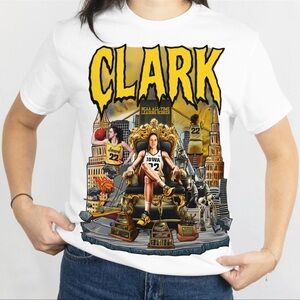Caitlin Clark Graphic Tee T-Shirt Retro Vintage  Unisex Women’s Basketball NEW!
